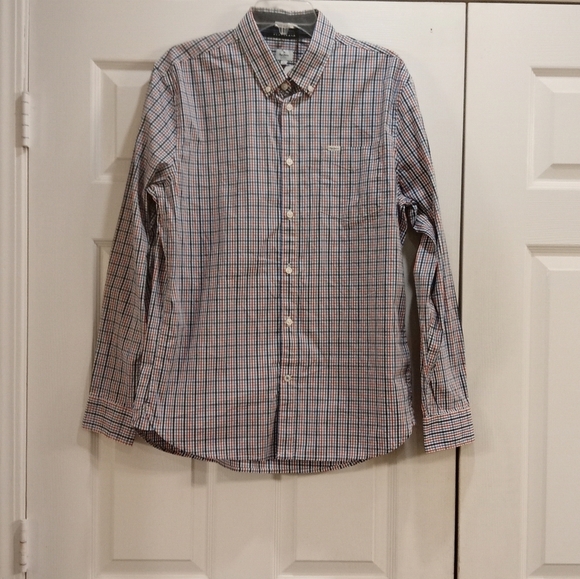 Pepe Jeans Blue Red White Plaid Long Sleeve Casual Button Down Shirt Size L NWT - Picture 2 of 4